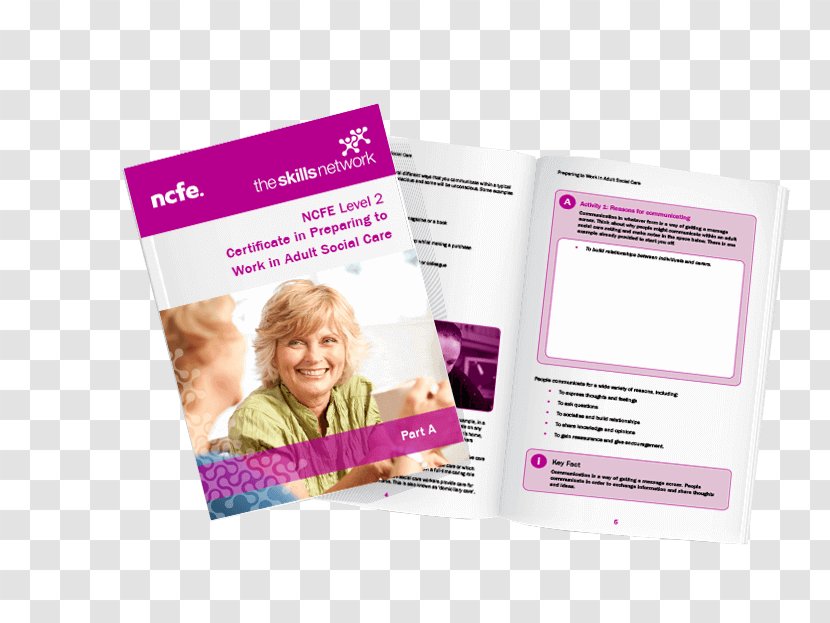 Advertising Brand Pink M Brochure - SOCIAL Care Transparent PNG