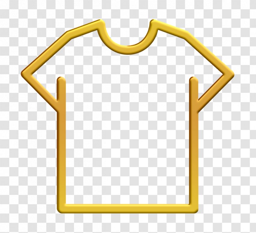 Tshirt Icon Clothes - Yellow Transparent PNG