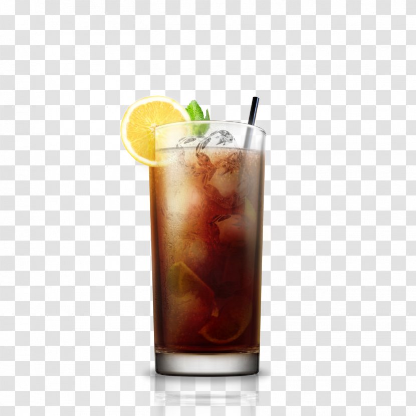 Rum And Coke Cocktail Distilled Beverage Fizzy Drinks Mai Tai - Tree - Tequila Transparent PNG