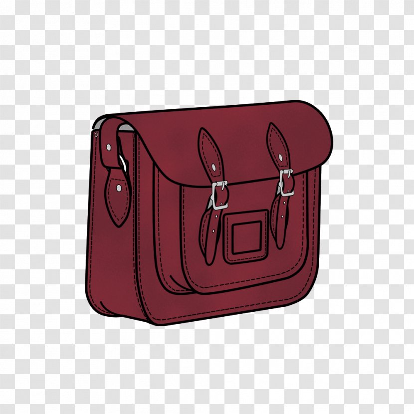 Bag Cambridge Satchel Company Leather Briefcase - Red Transparent PNG