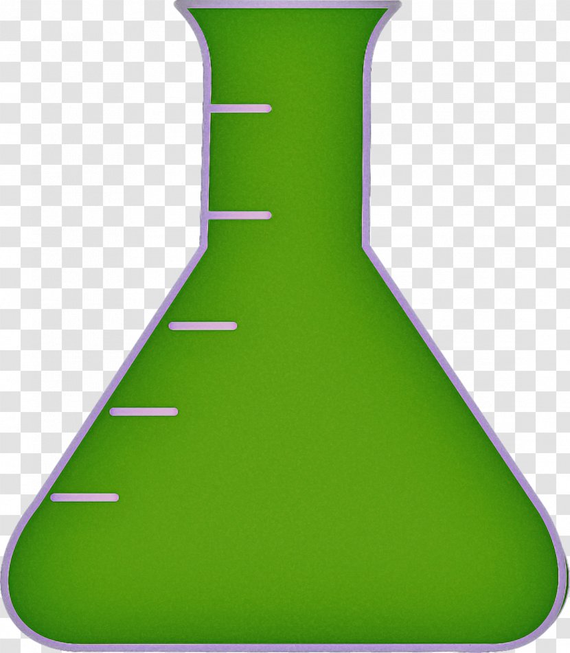 Green Beaker Laboratory Equipment Flask Clip Art Transparent PNG