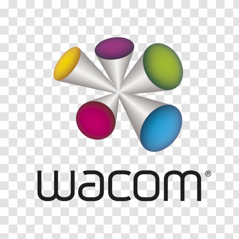 Wacom Digital Writing & Graphics Tablets Logo Tablet Computers Stylus - Satin Transparent PNG