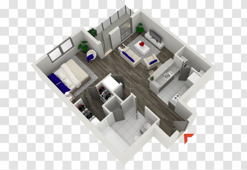 Floor Plan Studio Apartment House - Duplex Transparent PNG