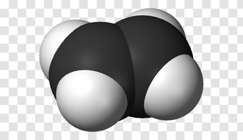 Alkene Space-filling Model Double Bond Alkyne Ethylene - Unsaturated Hydrocarbon Transparent PNG