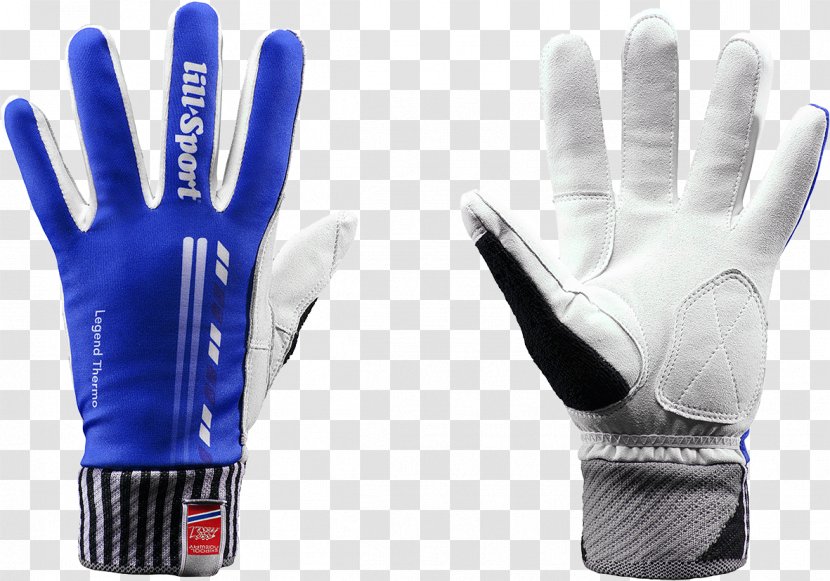 Lacrosse Glove Legend Blue Hestra - Slimming Transparent PNG