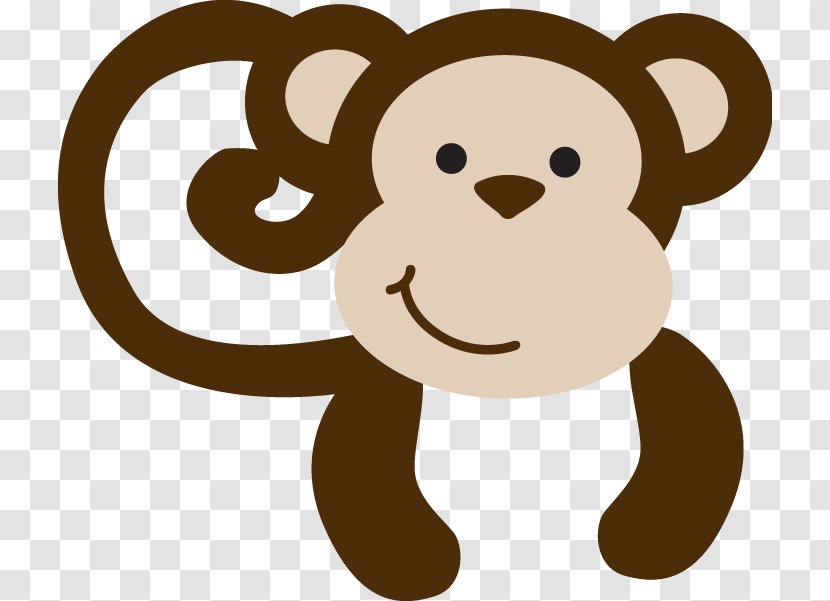 Drawing Paper Clip Art - Carnivoran - Cute Monkey Transparent PNG