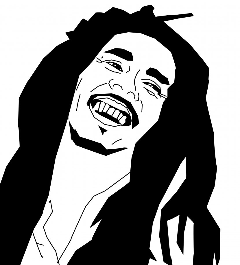 Black And White Facial Expression Monochrome Photography Art - Frame - Bob Marley Transparent PNG
