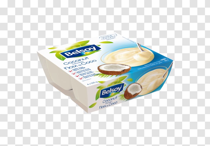 Cream Soy Milk Crème Fraîche Yoghurt Coconut - Yogurt - NoiX De Coco Transparent PNG