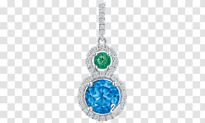 Swarovski AG Jewellery Emerald - Turquoise - Jewelry Pendant Gourd Transparent PNG