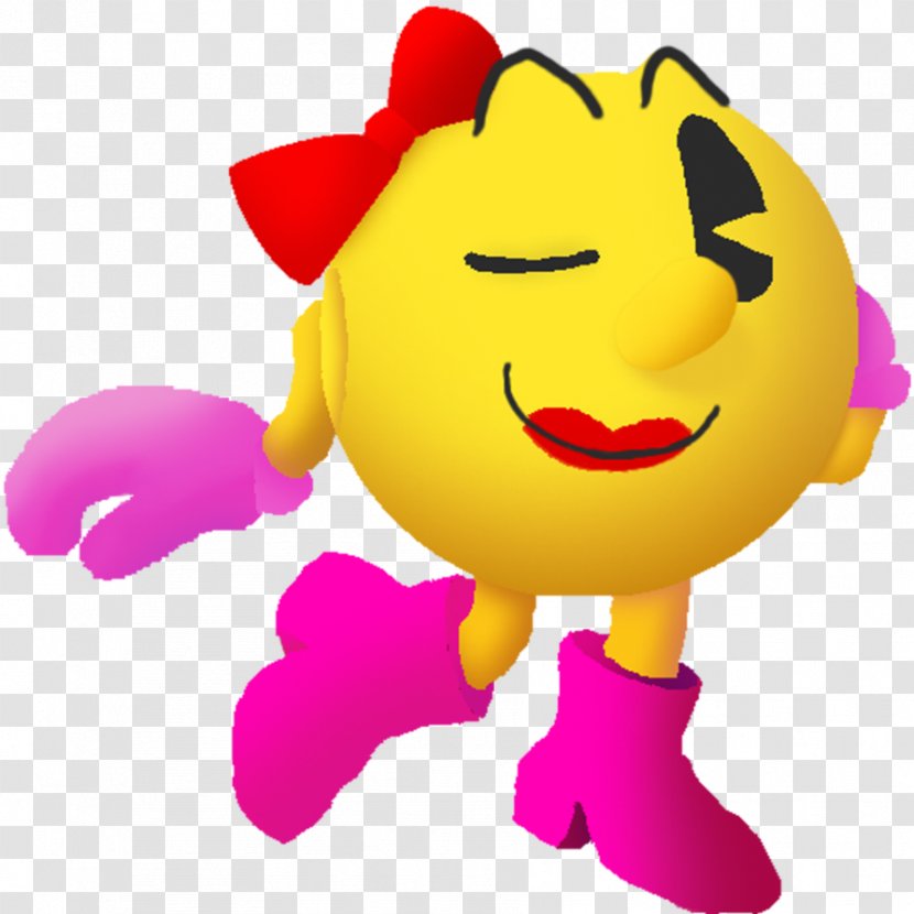 Ms. Pac-Man Maze Madness World Rally - Happiness - Pac Man Transparent PNG