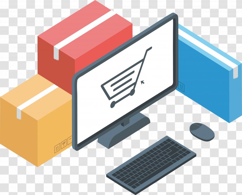Download Online Shopping Icon - Brand - Computer On The Screen Transparent PNG