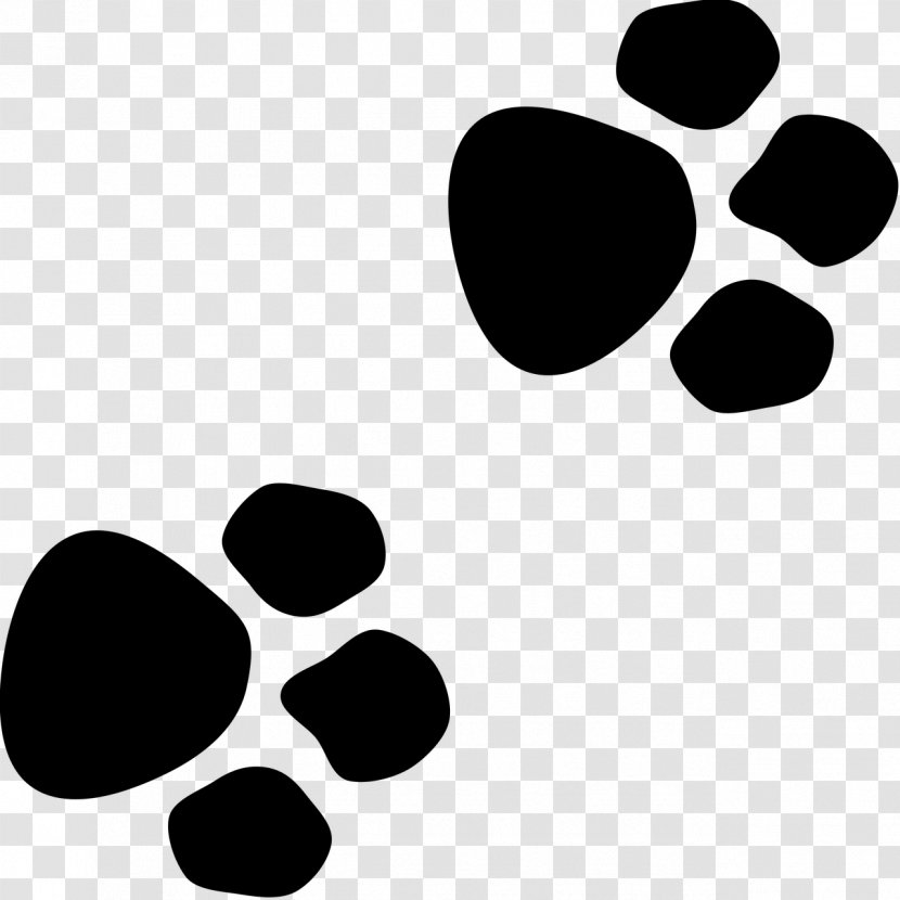 Dog Paw Clip Art - Footprints Transparent PNG