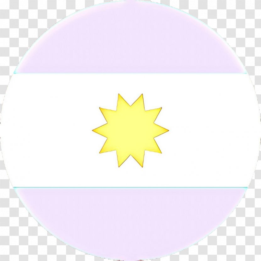 White Yellow Circle Star Pattern Transparent PNG