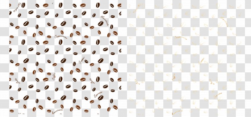 Coffee Caffxe8 Americano Cappuccino Cafe Tea - Shading - Vector Beans Background Transparent PNG
