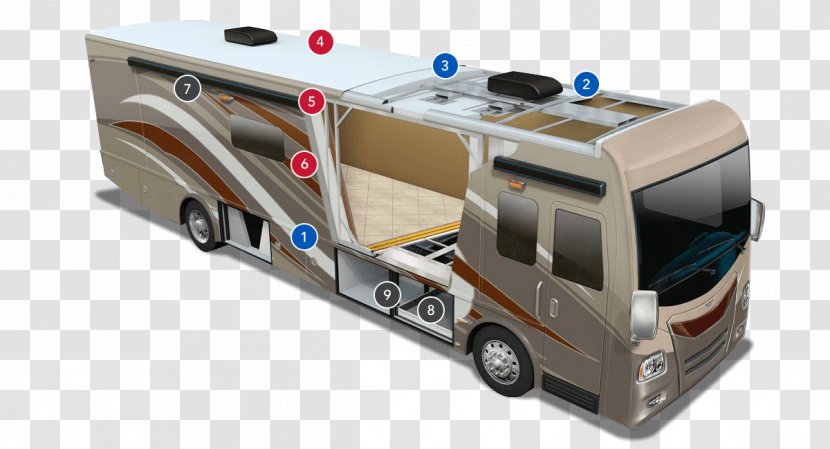 Car Fleetwood Enterprises Campervans Dodge Holiday Rambler - Transport Transparent PNG