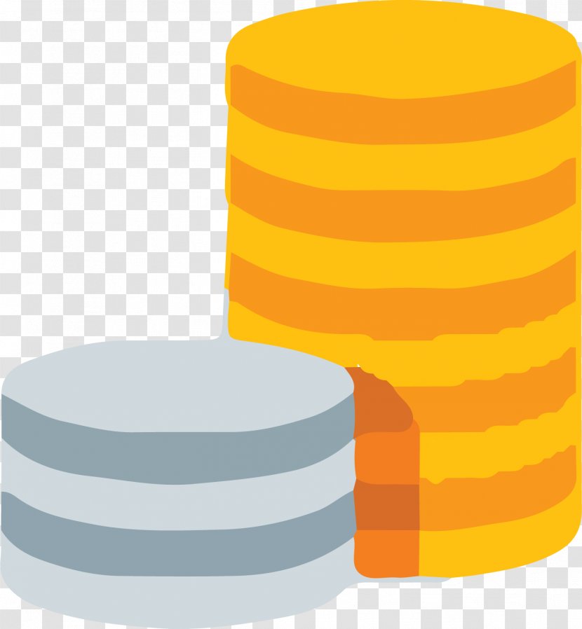 Money Logo - Cylinder - Yellow Transparent PNG