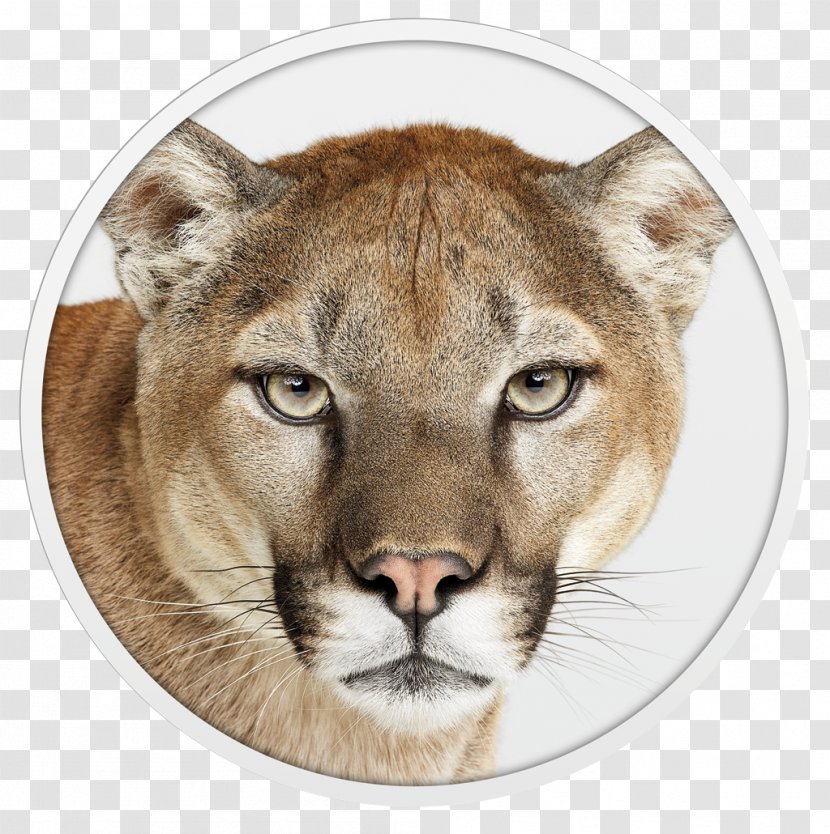 Mac OS X Lion Mountain MacOS Apple - Big Cats Transparent PNG