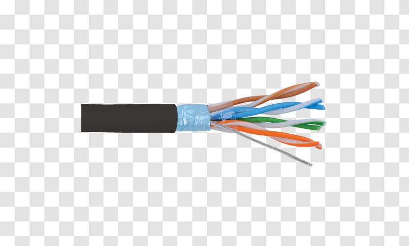 Network Cables Category 6 Cable Electrical Shielded Twisted Pair - Structured Cabling Transparent PNG
