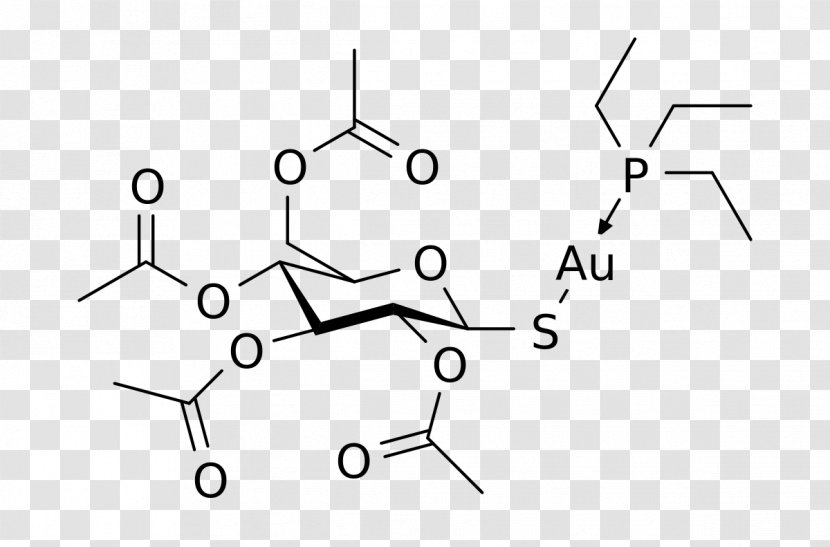 Auranofin Disease-modifying Antirheumatic Drug Sodium Aurothiomalate Aurothioglucose Gold - Flower Transparent PNG