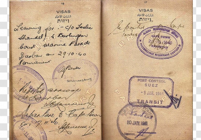 Paper Font - Text - Passport Transparent PNG