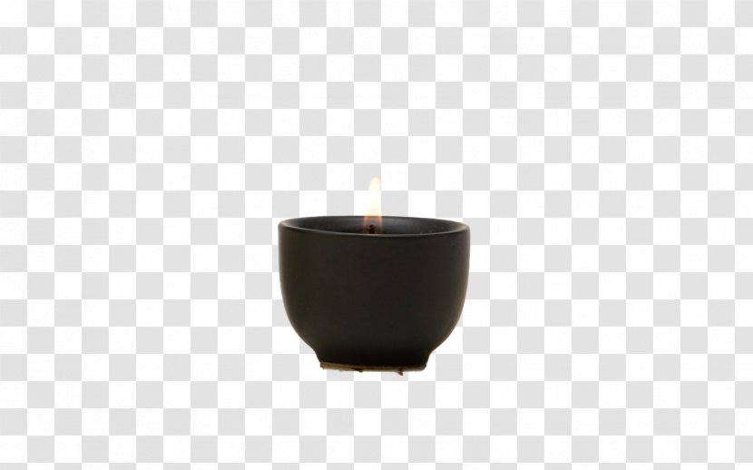Brown Cup - Burning Candles Transparent PNG