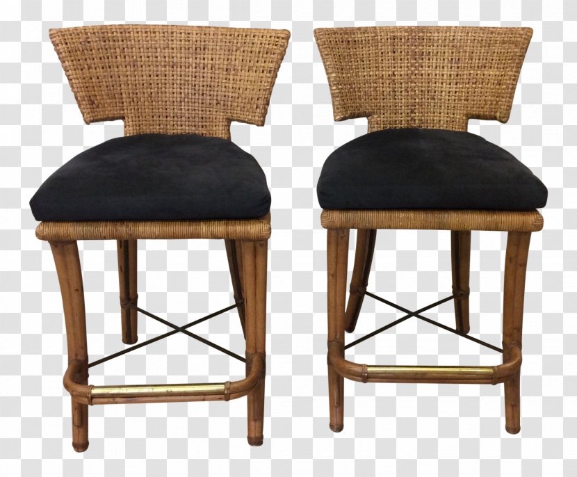 Bar Stool Table Chair Wicker - Noble Transparent PNG