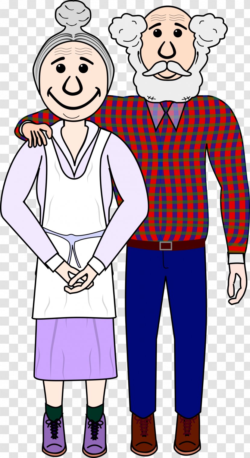 Couple Woman Old Age Clip Art - Frame - Cliparts Transparent PNG