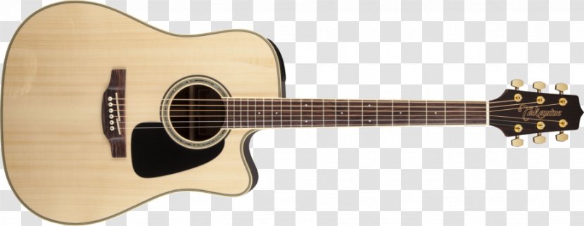 Takamine Guitars Acoustic-electric Guitar Cutaway Dreadnought Acoustic - Flower Transparent PNG