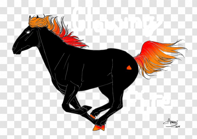 Gallop Mustang Pony Drawing Royalty-free - Photography - Fire Horse Transparent PNG