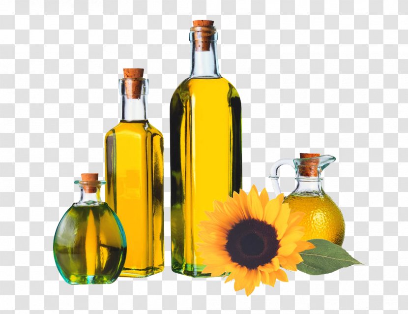 Cooking Oil Sunflower Olive - Food - The In Bottle Transparent PNG