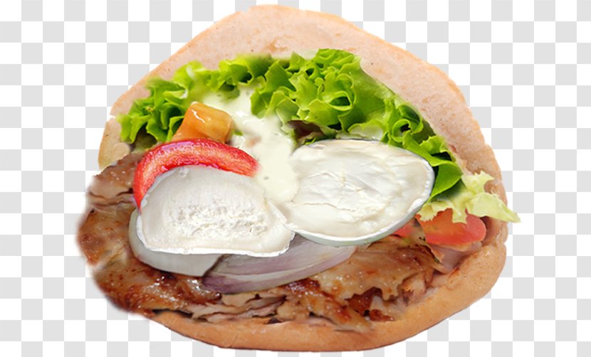 Fast Food Breakfast Sandwich Gyro Kebab Vegetarian Cuisine - Mollete Transparent PNG