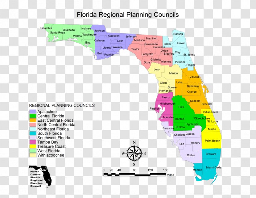 Central Florida Regional Planning Council Graphic Design Map - Information - R Street Northwest Transparent PNG