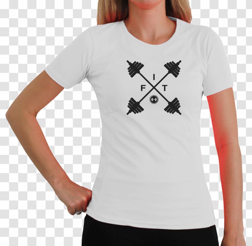 T-shirt Shoulder Sleeve Dumbbell Font - Frame Transparent PNG
