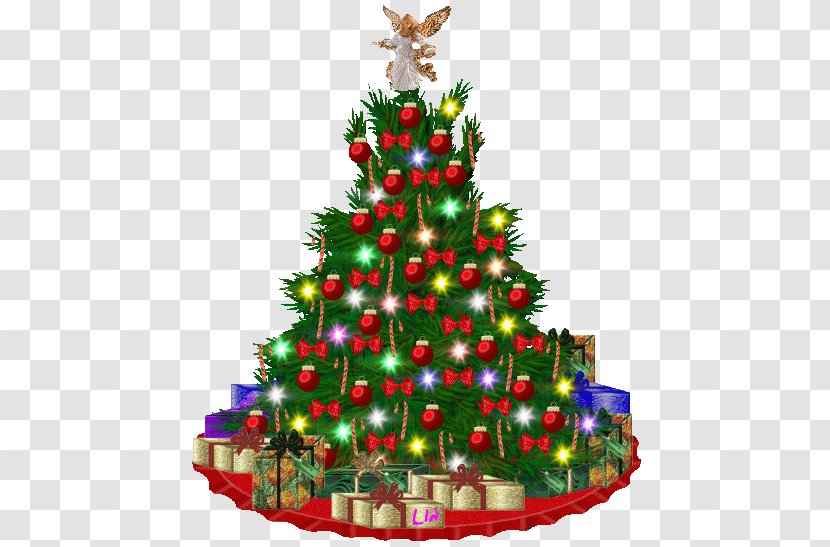 Christmas Lights Tree Clip Art - Animation Transparent PNG