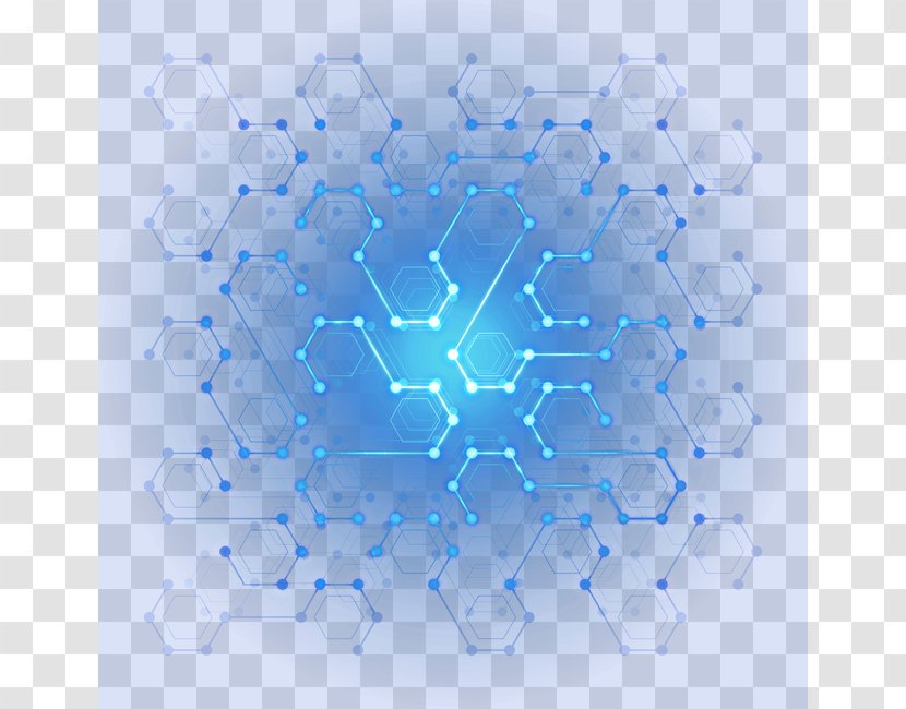 Poster Designer Wallpaper - Color - Digital Technology Hexagon Light Effect Transparent PNG