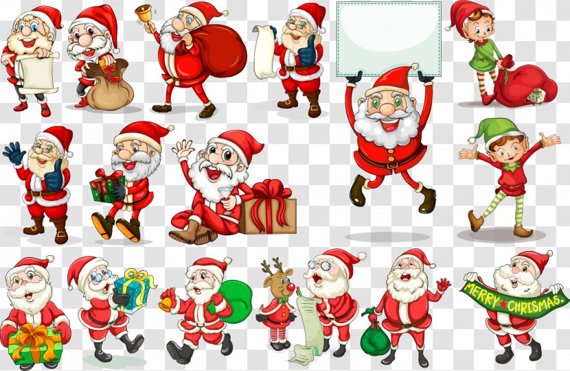 Santa Claus Can Stock Photo Clip Art - Drawing - Cartoon Transparent PNG