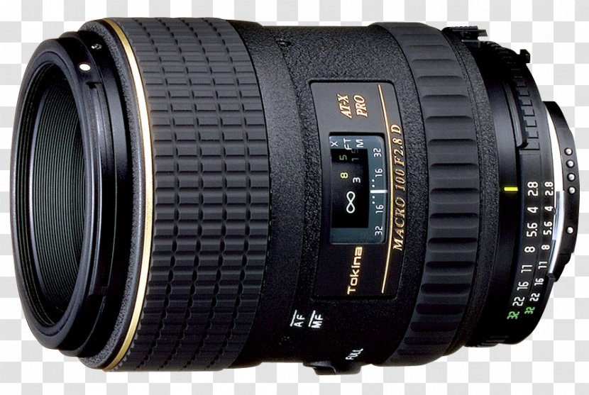 Tokina AF 100mm AT X Pro D F/2.8 Camera Lens Macro Photography - Macroobjectief Transparent PNG