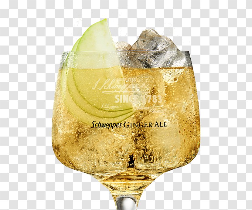 Gin And Tonic Ginger Ale Whiskey Cocktail Chivas Regal - Bourbon Transparent PNG