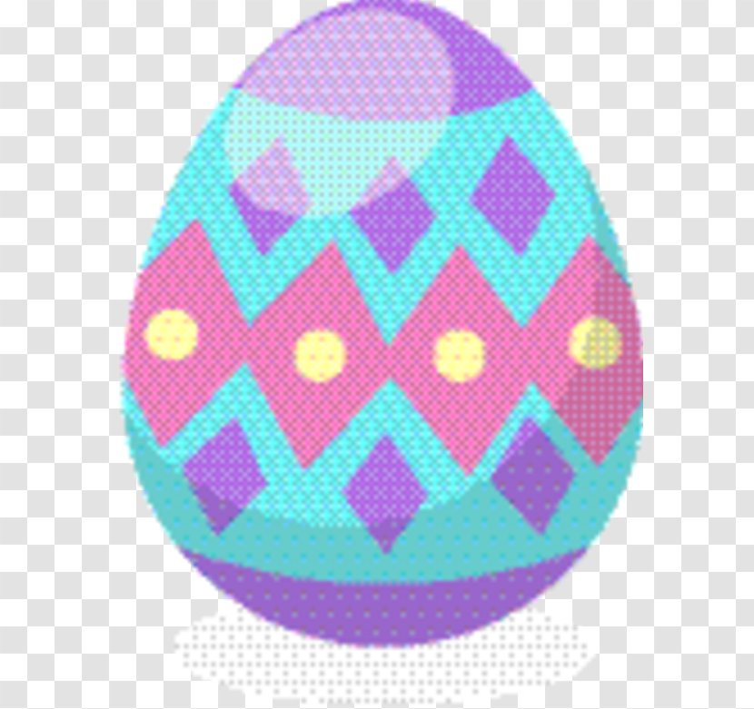 Easter Egg Background - Magenta - Oval Transparent PNG