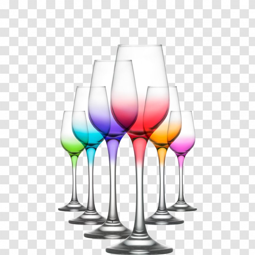 Wine Glass Cocktail Fizzy Drinks Champagne - Dessert Transparent PNG