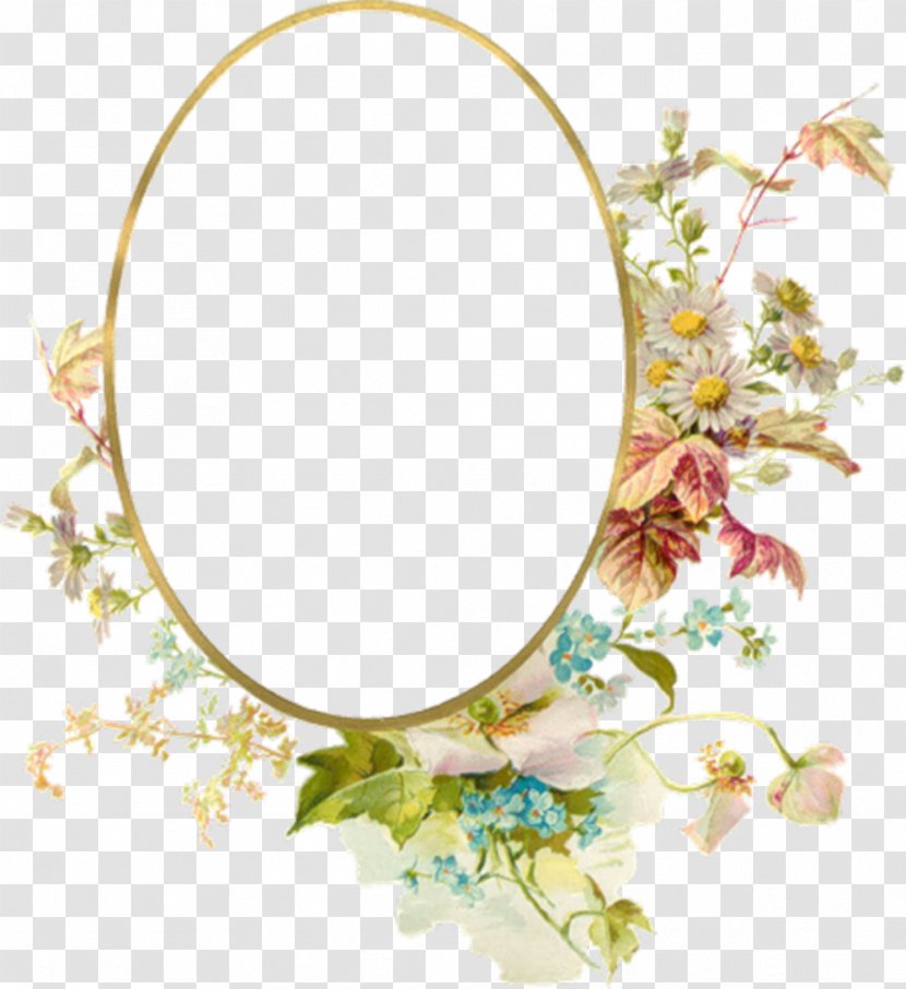 Picture Frames Mat Antique Molding - Floral Frame Transparent PNG