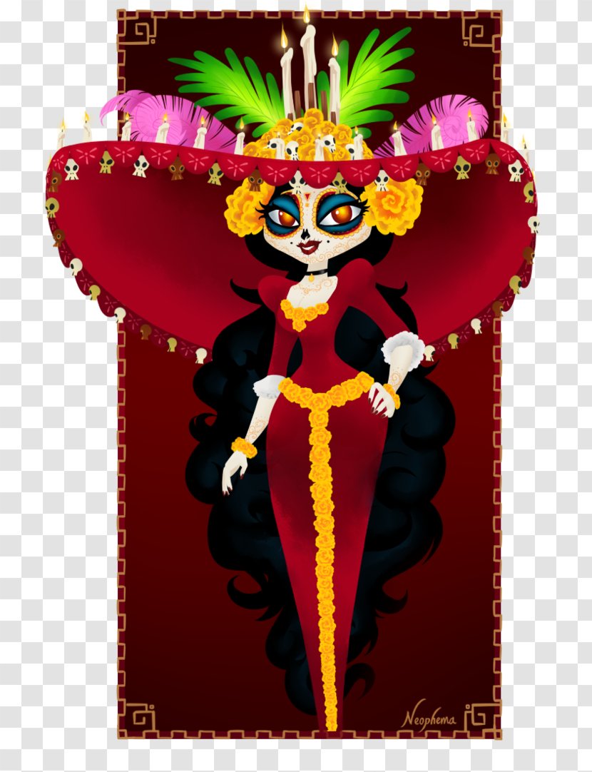 Day Of The Dead La Calavera Catrina All Souls Ofrenda - Death - Islamic Vector Transparent PNG