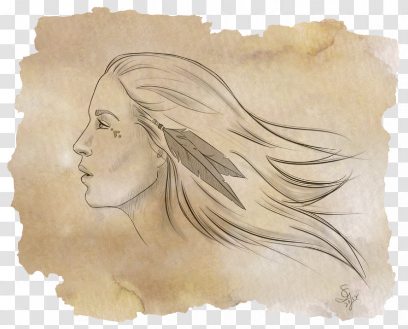Drawing Watercolor Painting Sketch - Dreamcather Transparent PNG