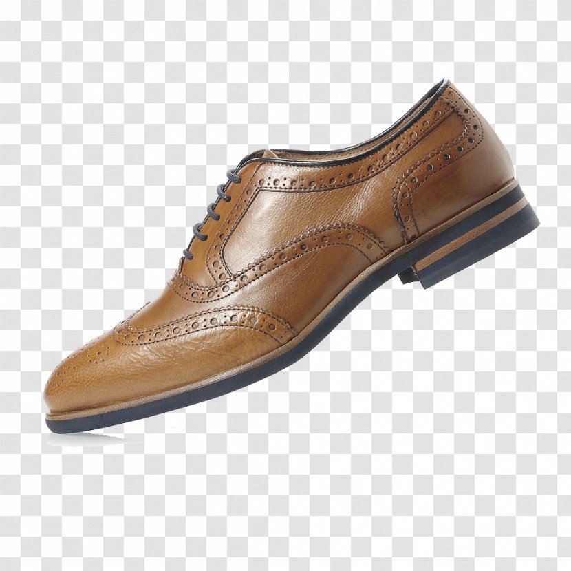 Brogue Shoe Leather - Walking - Bullock Carved Tide Shoes Men Pointed Transparent PNG