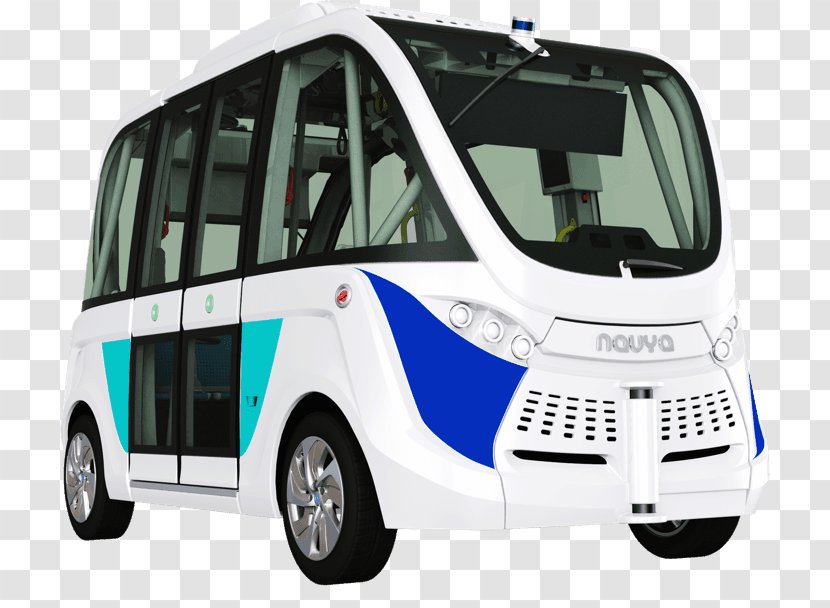 Bus Autonomous Car Compact Van Navya - Light Commercial Vehicle Transparent PNG