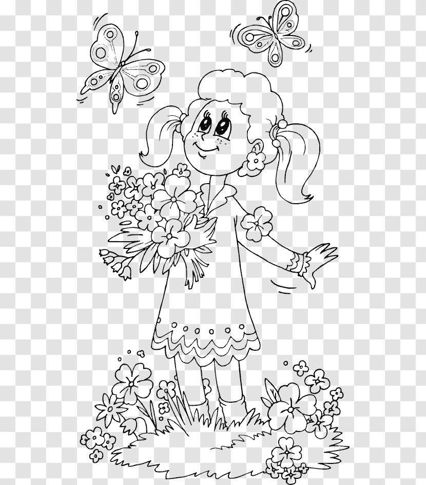 Coloring Book Child Drawing Adult Page - Frame Transparent PNG