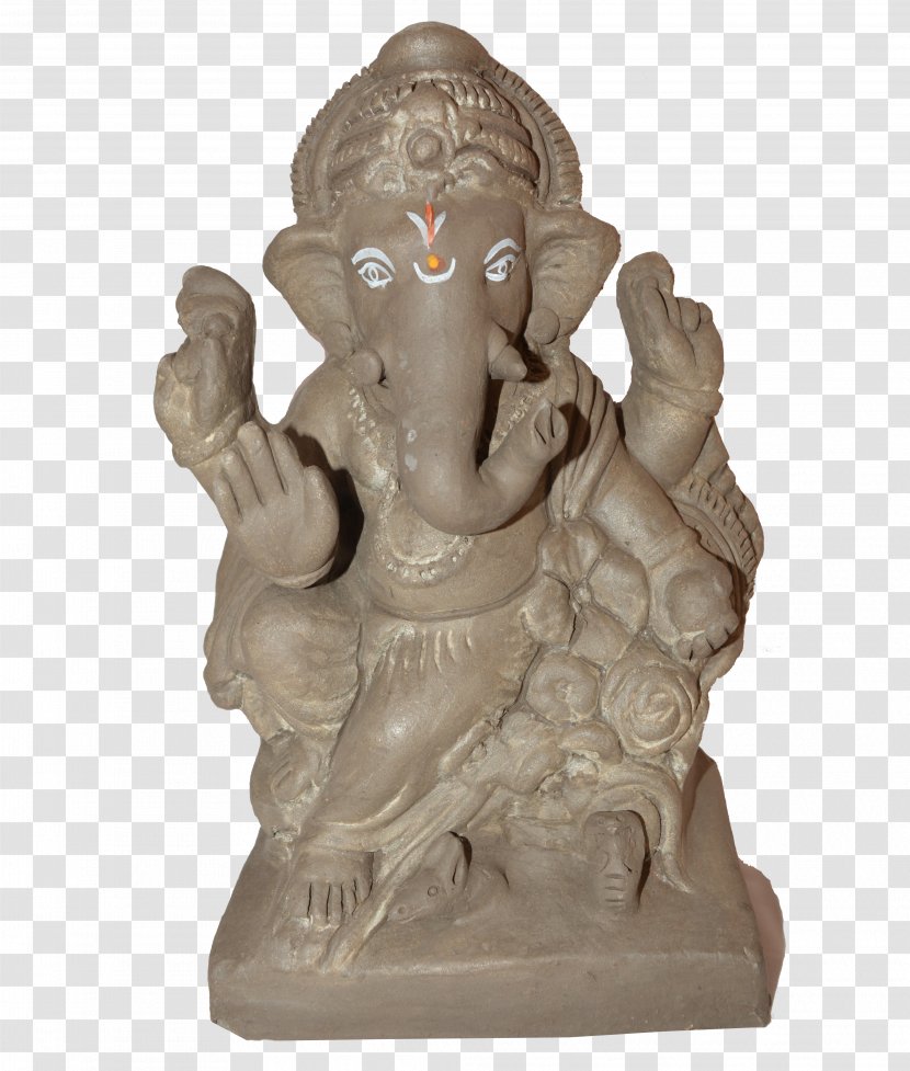 Ganesha Cult Image Clay Ganesh Chaturthi Murti - Carving - Lakshmi Transparent PNG