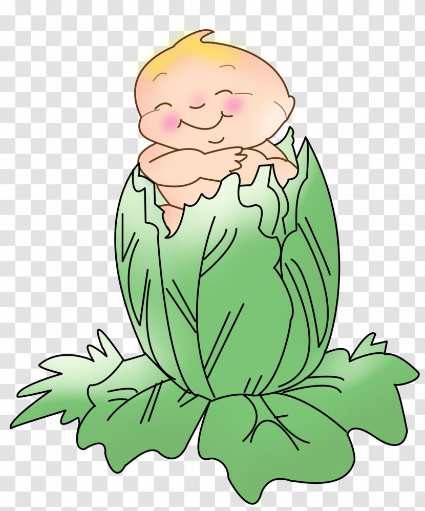 Amphibian Leaf Character Clip Art - Flower - Physical Cabbage Transparent PNG