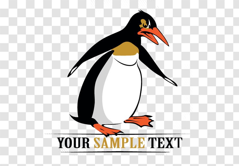 Penguin Illustrator Clip Art - Brand - Painted Transparent PNG