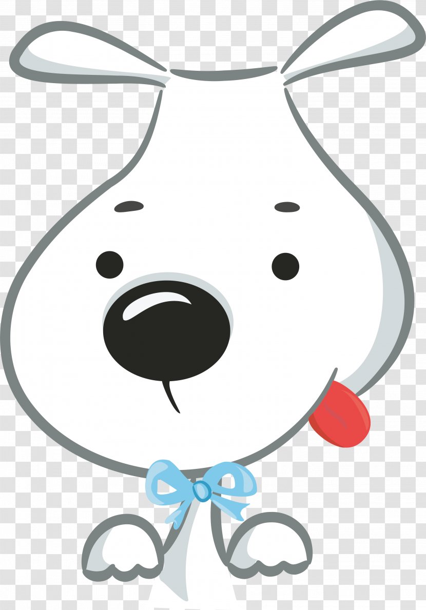 Love Dia Dos Namorados - Smile - Hand Painted White Puppy Tongue Transparent PNG